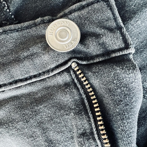 Hudson Blair Super Skinny Jeans, gray color - Picture 6 of 9